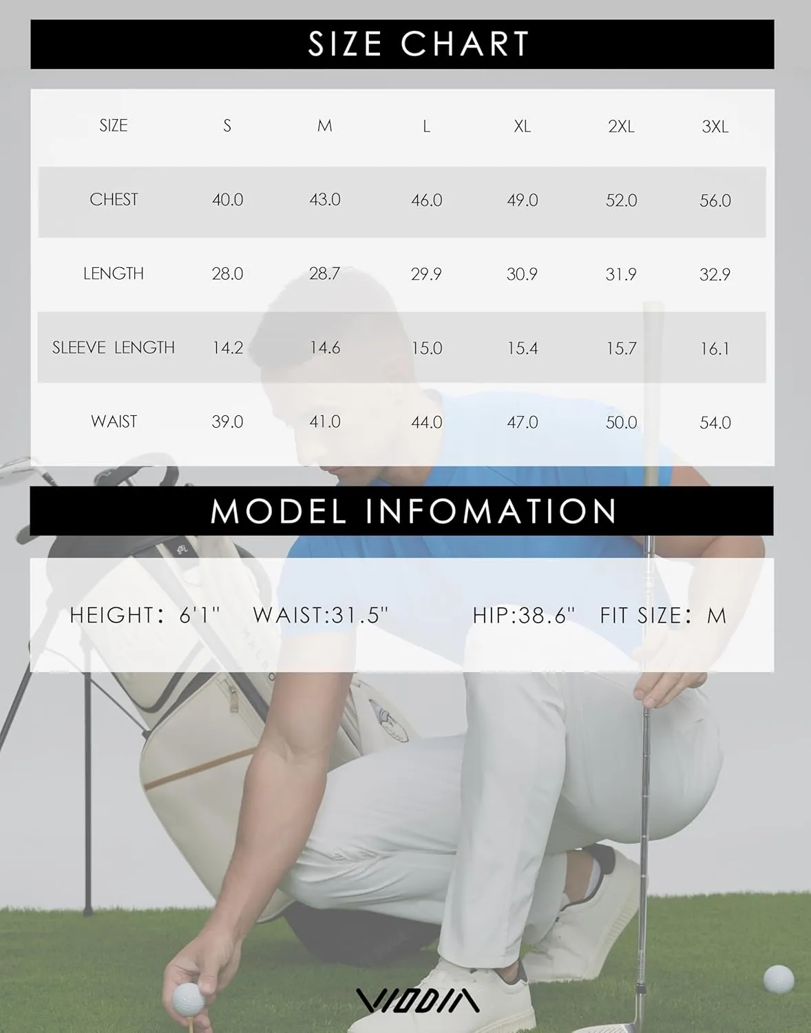 Viodia Mens Golf Shirts Henley Collarless Quick Dry Summer Shirt Casual Short Sleeve Moisture Wicking Polo T Shirts