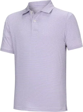 Willit Boys' Golf Polo Shirts Short Sleeve Striped Performance Youth Athletic Shirts Kids Quick Dry Polos