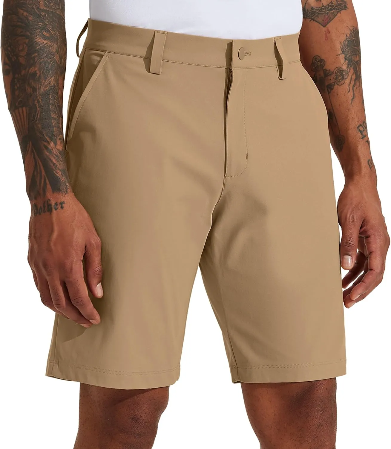 Willit Men's Golf Shorts Stretch Work Dress Shorts Quick Dry Hiking Athletic Casual Shorts with Pockets 10"