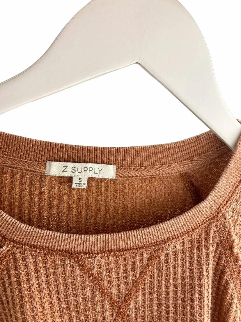 Z-Supply, Women's Thermal Dolman Sleeve Top, Rosewood, Size S